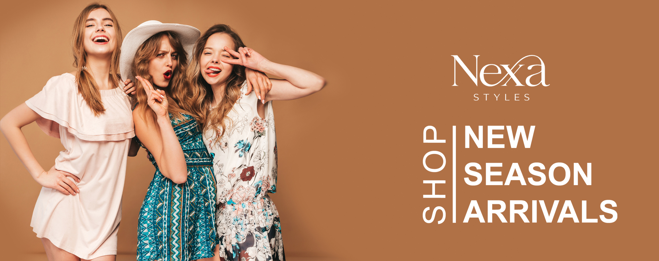 Girls Celebrating NexaStyles New Seasons Dress arrivals